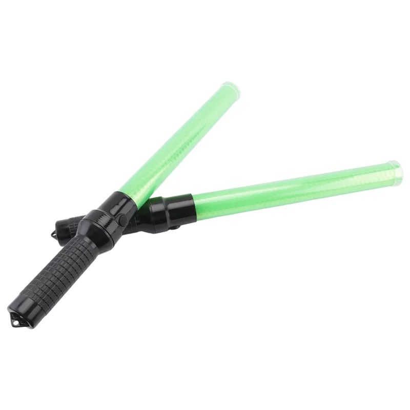 A19F-4Pack varinha de tráfego 54cm led varinha de controle de tráfego varinha de luz de segurança com 2 modos de piscamento varinha de sinal de marshaling de ar