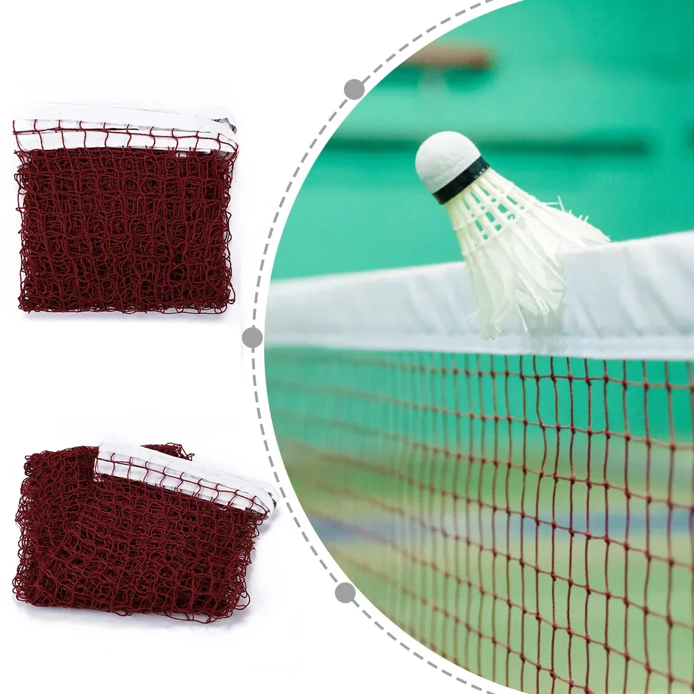 Rede de substituição de badminton de polipropileno, fácil configuração, rede de badminton para badminton, tênis, vôlei