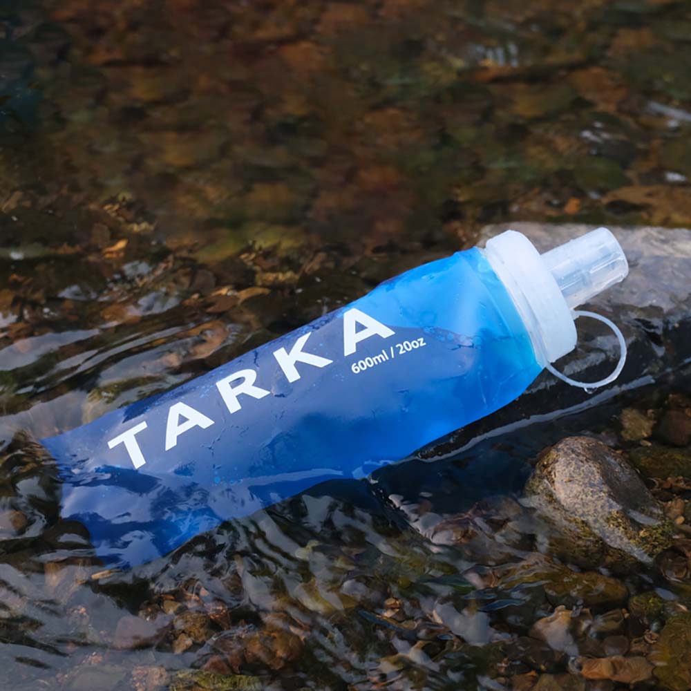 TARKA-Bouteille d'eau de camping repliable en gel de pton, bouilloire de course, fournitures de randonnée, de voyage, questionbouteille d'eau