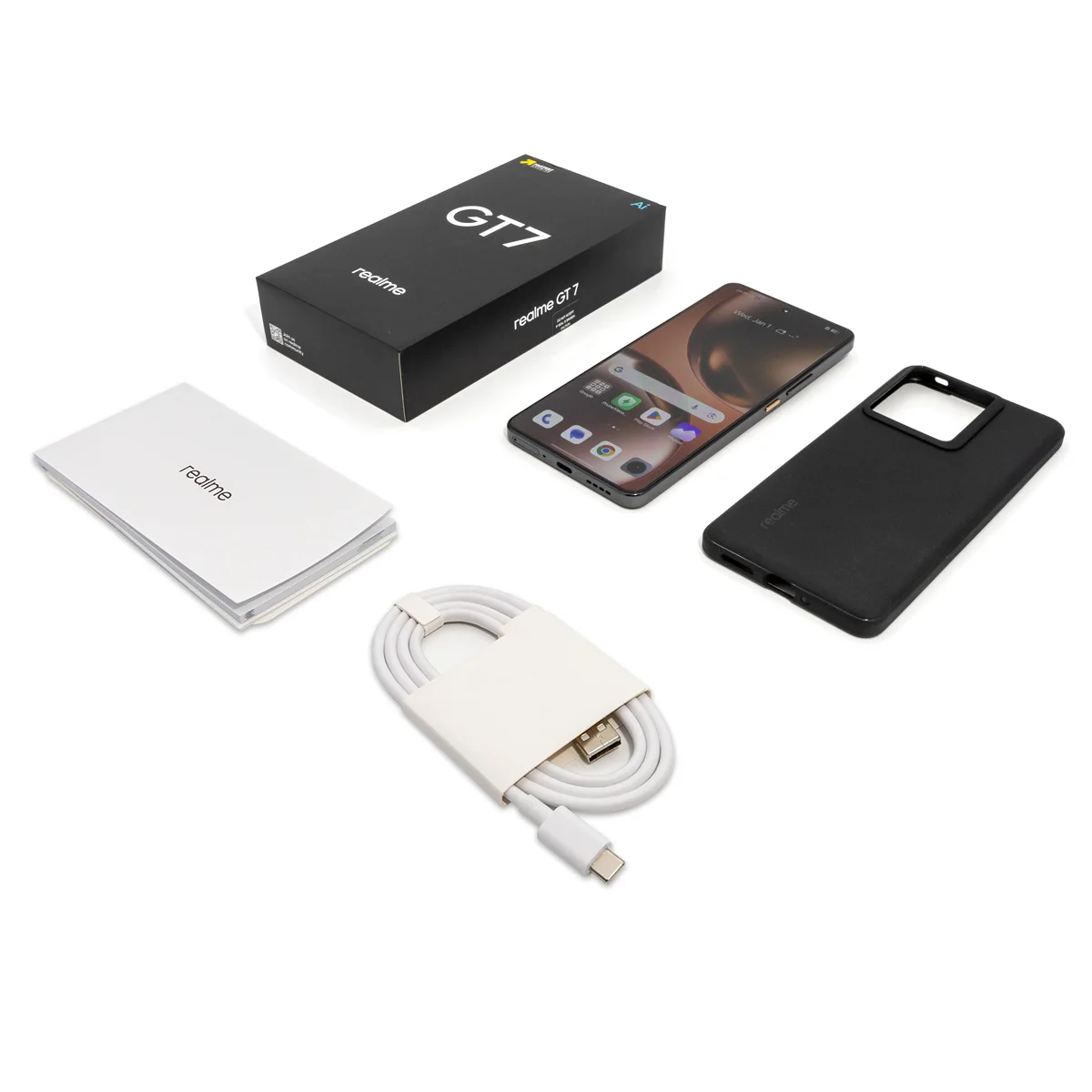 Wereldwijde versie realme GT 7 5G AI Smartphone MTK Dimensity 9400e 6000nits Pro-Esports Display 7000 mAh Batterij 120W Ultra Charge