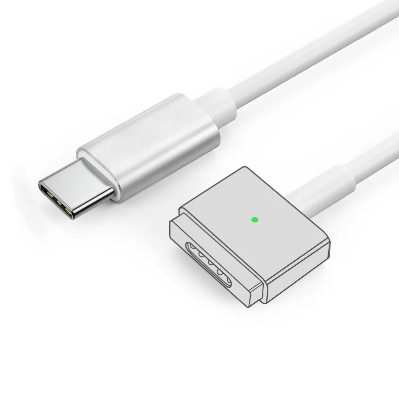 Typ-C auf Magsafe2 Schnellladekabel MacBook Magnetischer T-Kopf für MacBook Air / Pro 65W 110W