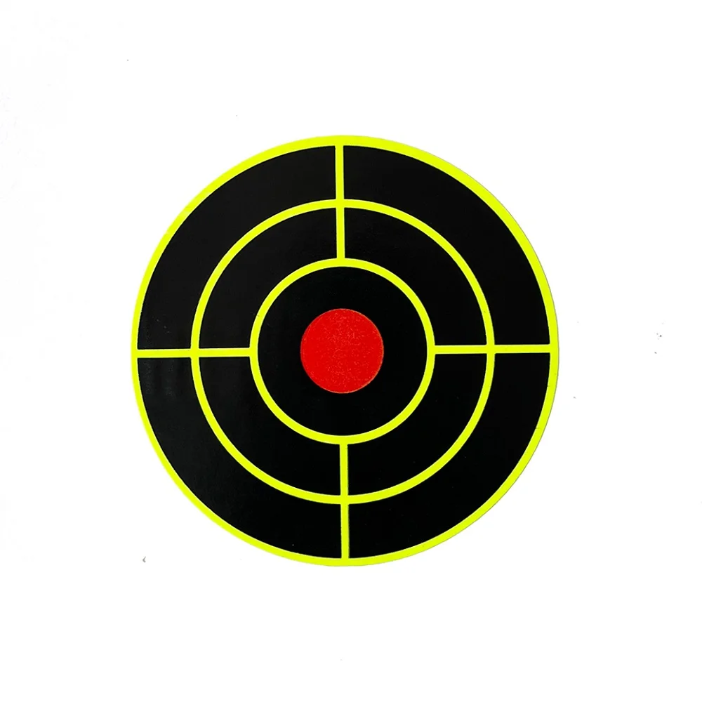 3 Polegadas x 100/200/250 Pcs Bulleyes Sight In Splatter Target Adesivos de Tiro Autoadesivos