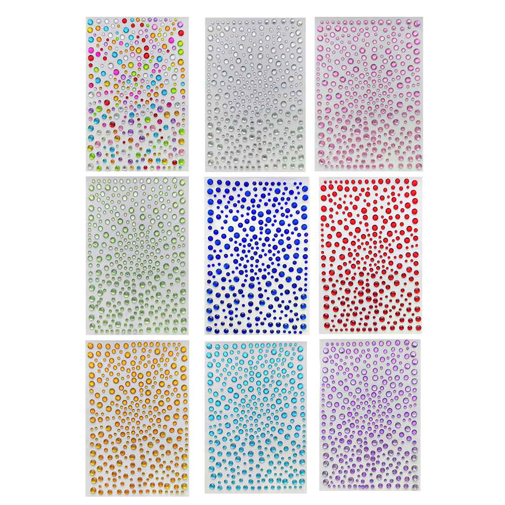 Face Jewels Tattoo สติกเกอร์ Rhinestones ปลอม Tattoo สําหรับผู้หญิง Masquerade Party เทศกาลดนตรี Stage Performance แต่งหน้าเครื่องมือ