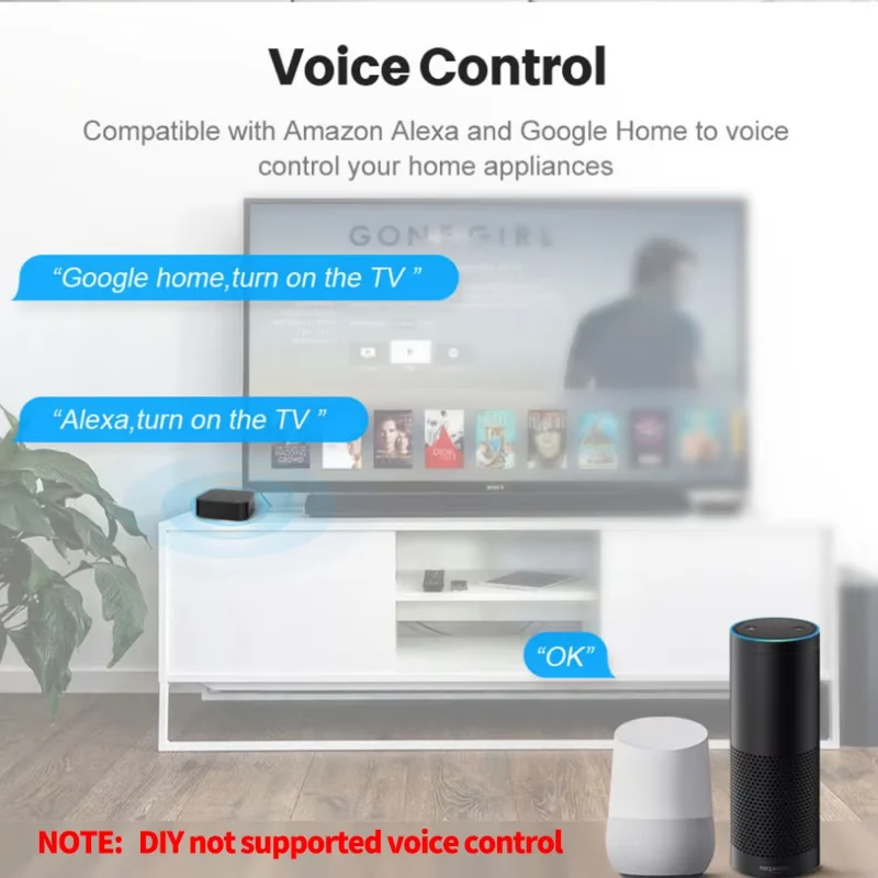 Tuya Zigbee Smart IR-Fernbedienung, universelle Infrarot-Fernbedienung für Smart Home für AC-TV-DVD, funktioniert mit Smart Life Google Home