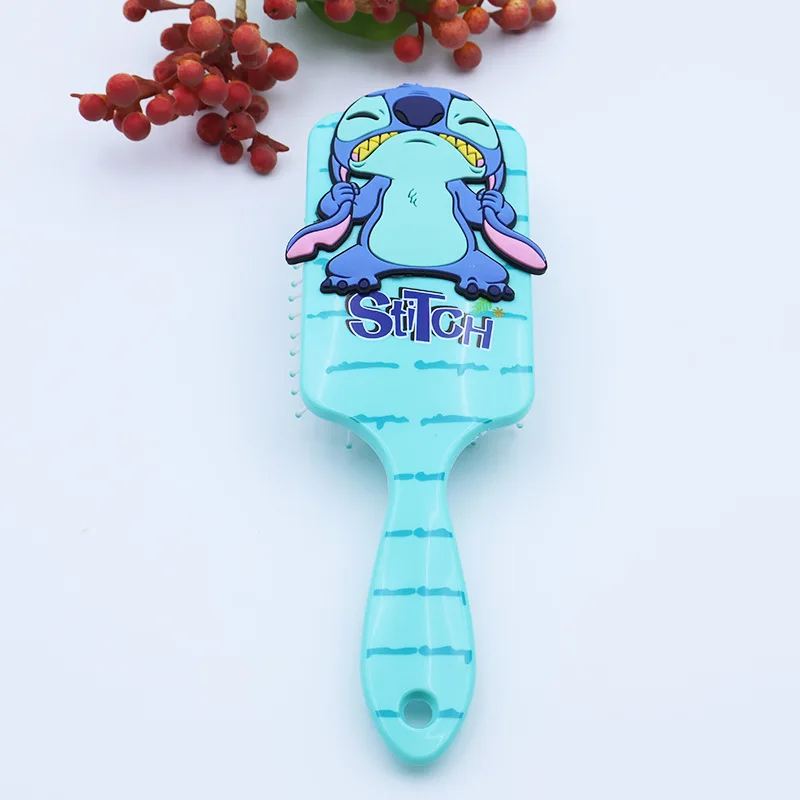 Disney Animation Lilo & Stitch Comb Series Cartoon Stitch Cuscino d'aria periferico Pettine per massaggio Pettine per studenti per bambini