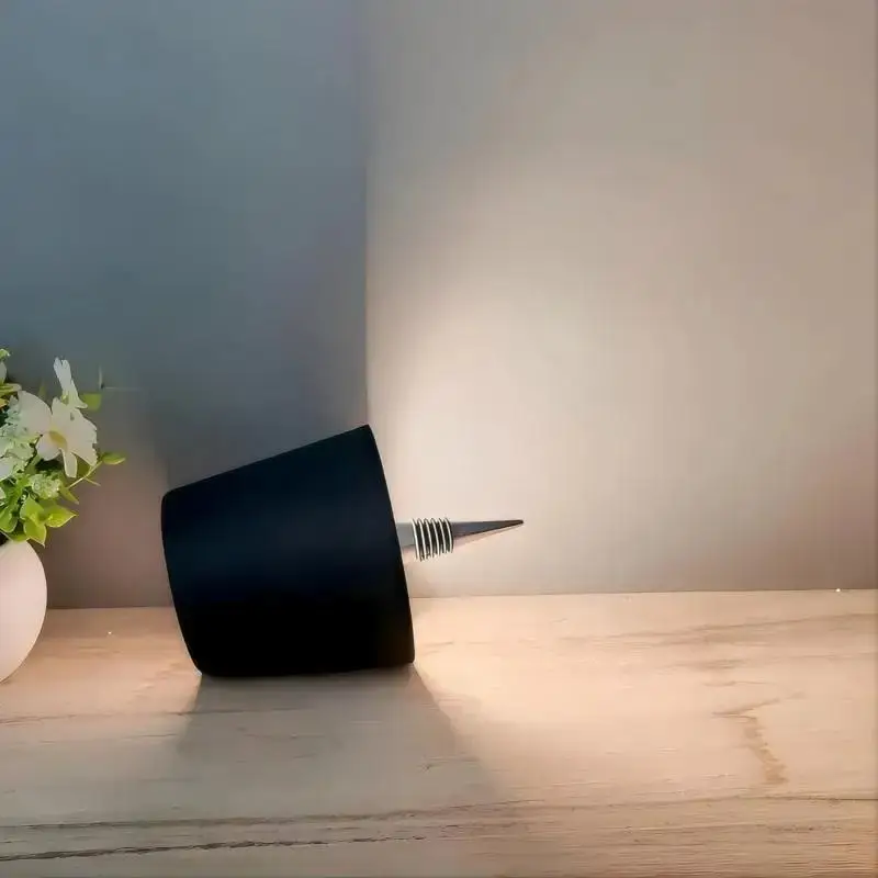 Lampada da tavolo wireless a LED per bottiglia di vino Lampada da tavolo da pranzo ricaricabile USB a 3 colori dimmerabile infinitamente Lampada per bevande Top touch