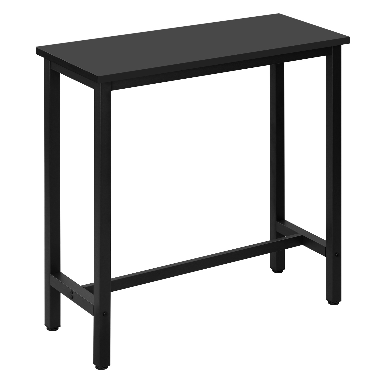 Mesa de Bar WOLTU, mesa de comedor para el hogar, tienda de té de la leche, mesa alta de pared, marco de Metal, mesa de centro de cocina Rectangular para Bar, Bistro