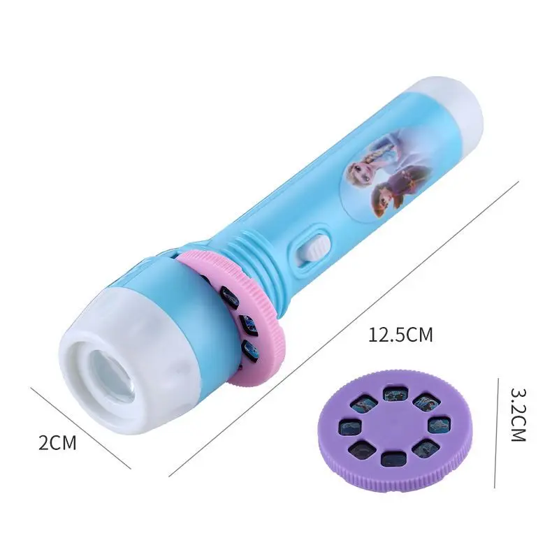 Disney Mickey Cartoon Creativity Toy Children Torch Lamp Flashlight Projector Toy Anime Flashlight Projector Torch Lamp Toys New