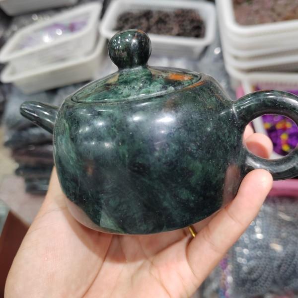 Yao Wangshi tetera para el hogar, tetera de Jade puro, Jade oscuro, té, vino