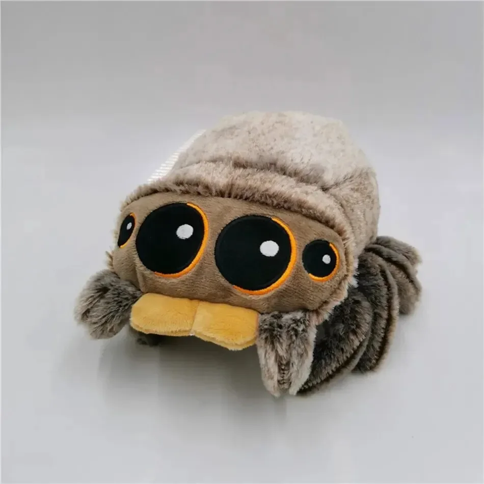 Animal de pelúcia macio bonito pequena aranha bebê plushies brinquedo dos desenhos animados animal filme boneca periférica decora sala jogo presente aniversário do miúdo