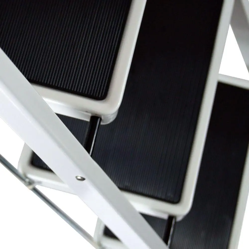 Home Vida B00QTJ9D4A.VC.UK Vida Designs-Scala a 4 gradini, in acciaio resistente, pieghevole, portatile, con tappetino antiscivolo, 4 Step Ladder