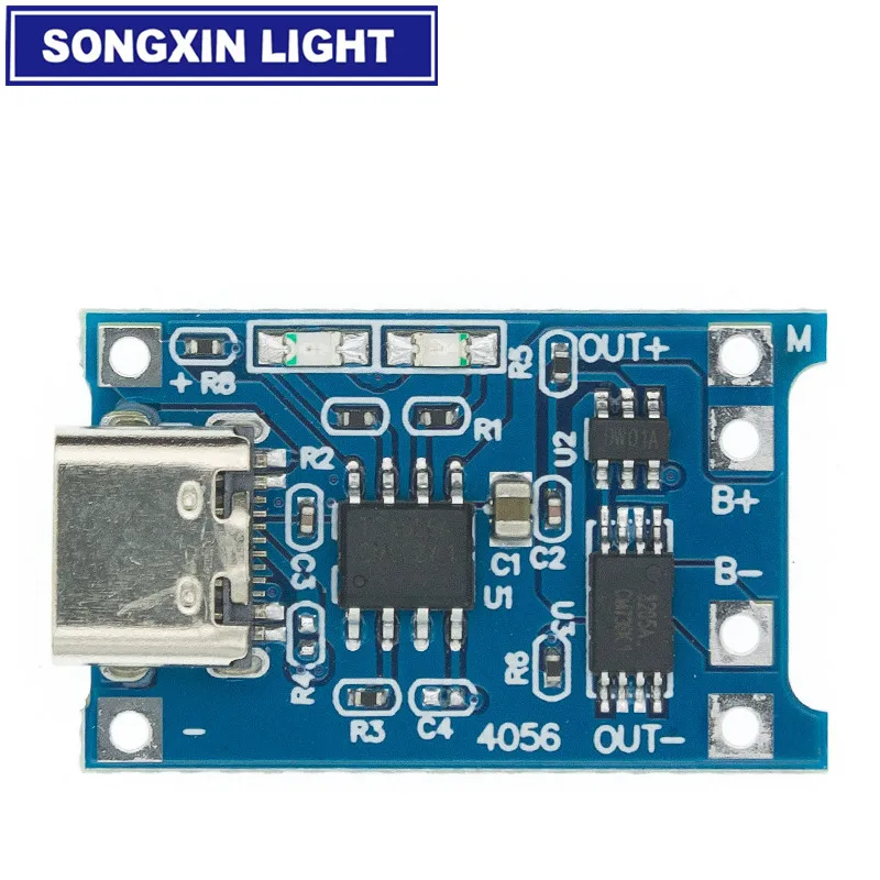 TP4056 +Protection Dual Functions 5V 1A Micro USB 18650 Lithium Battery Charging Board Charger Module