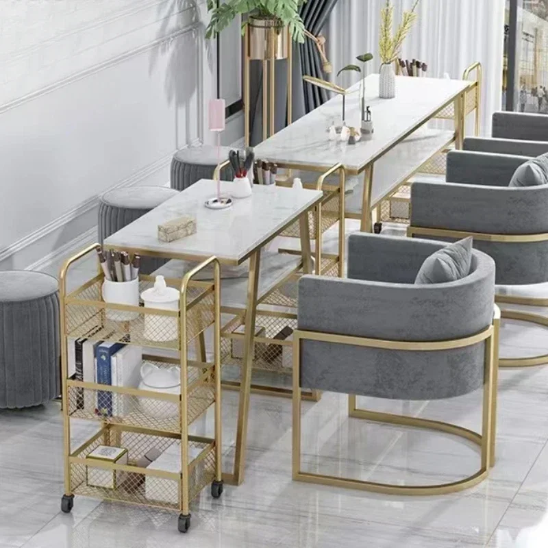 Carrello da barbiere Carrello portaoggetti con ruote Mobili ausiliari per bellezza Parrucchiere Stazione di rotolamento Portaoggetti portatile per salone