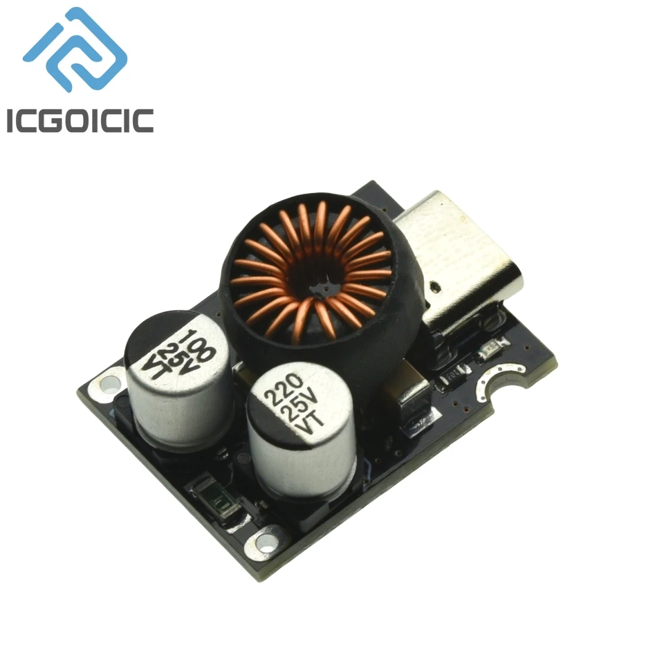 QC4.0 QC3.0 Type-C USB PD65W Fast Charging Adapter Module DC8-32V 3.25A 65W Step Down Module For Huawei SCP/FCP Apple PD