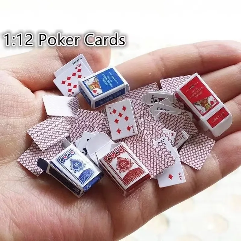 108 Tờ Mini Dễ Thương 1:12 Nhà Búp Bê Lắp Ghép Mô Hình Thu Nhỏ Xi Trang Trí Nhà Thẻ Chơi Cho Búp Bê
