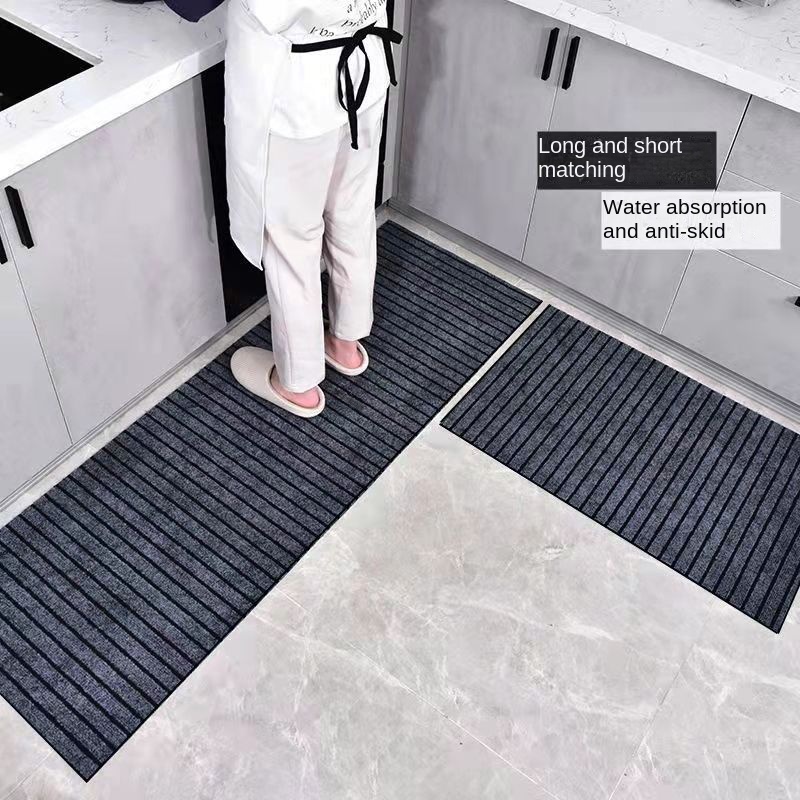 High Quality Entrance Door Mat Flooring Kitchen Entrance Mat Water and Oil Absorbent Anti-slip Mat Indoor and Outdoor Decoration