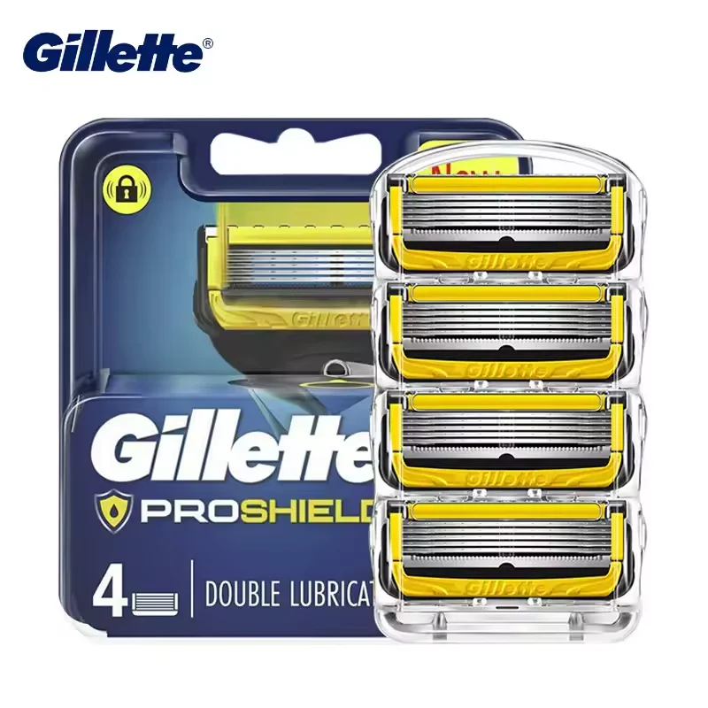 Cuchilla de afeitar para maquinilla de afeitar ProGlide ProShield Fusion5, hoja de afeitar de 5 capas de Gillette Fusion Proshield hecha de material de acero inoxidable