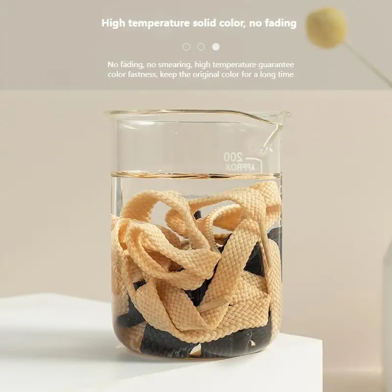 1 par de cordones planos de tela clásica para zapatillas de deporte, cordones de zapatos blancos y negros de calidad para zapatos