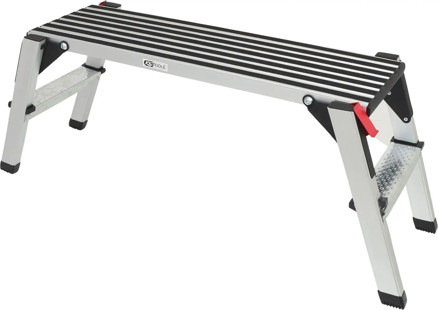 Aluminiowa platforma robocza, pojemność 150 kg, 800.096 modelu. (128 chars)