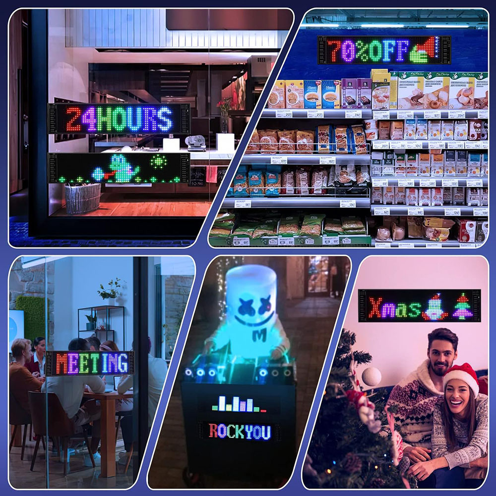 Dämon Augen Auto LED Logo APP LED Matrix Pixel Panel Nachtlicht DIY Programmierbare Flexible LED Display für Auto Lkw Zubehör