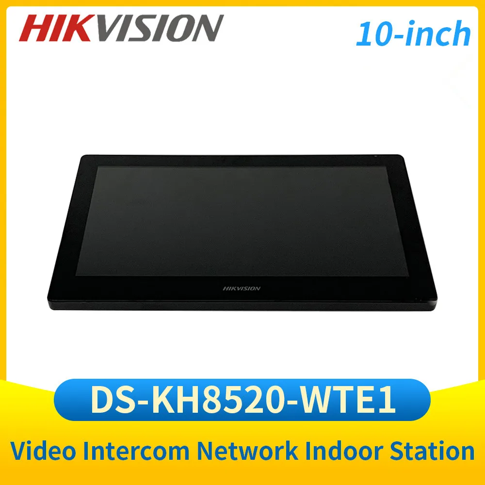Hik vision DS-KH8520-WTE1 ip innen station poe wifi video intercom monitor mit 10-zoll touchscreen
