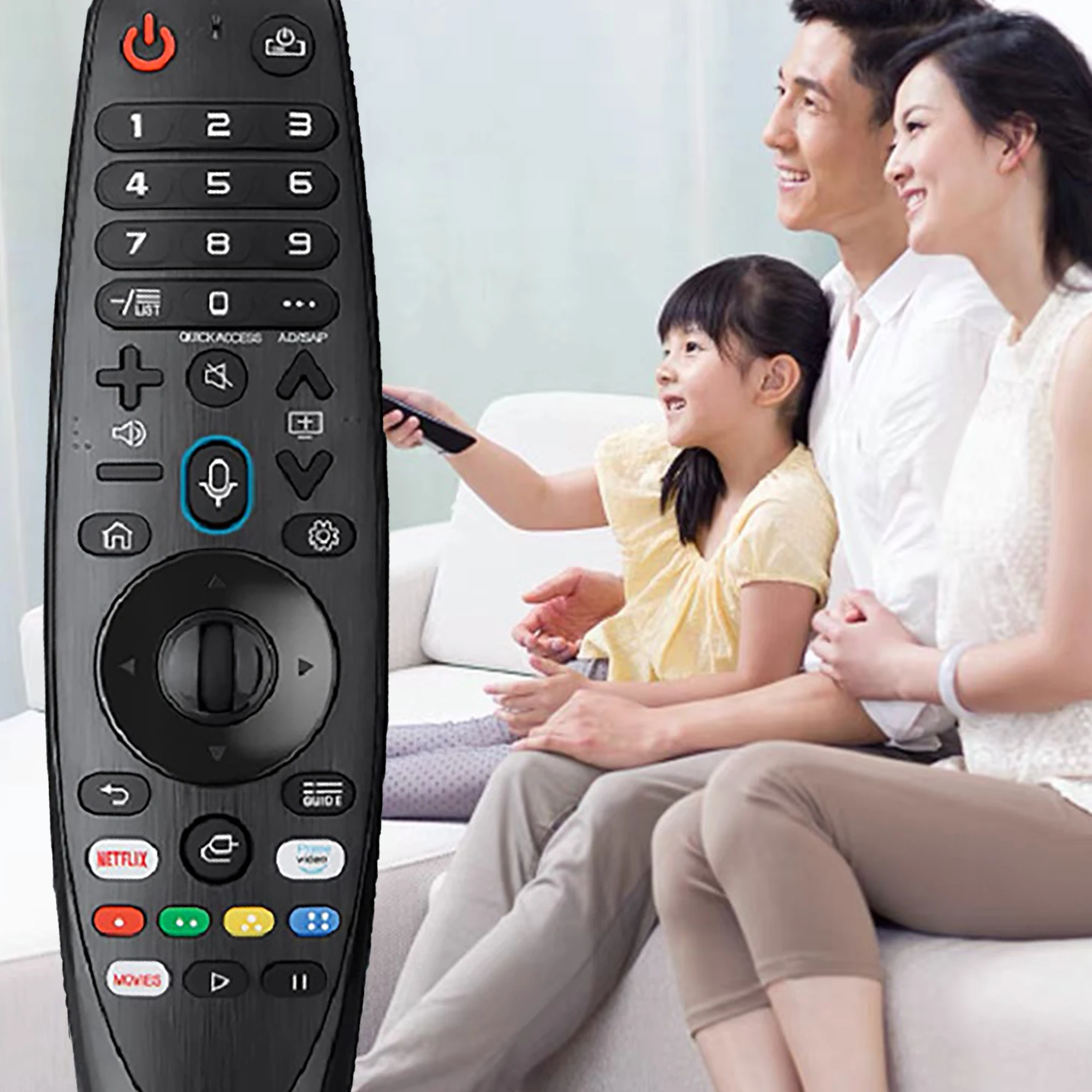 Replacement for Magic Remote Control with Pointer Voice Function for Smart TV UHD OLED QNED TVs Compatible Netflix Hot Key
