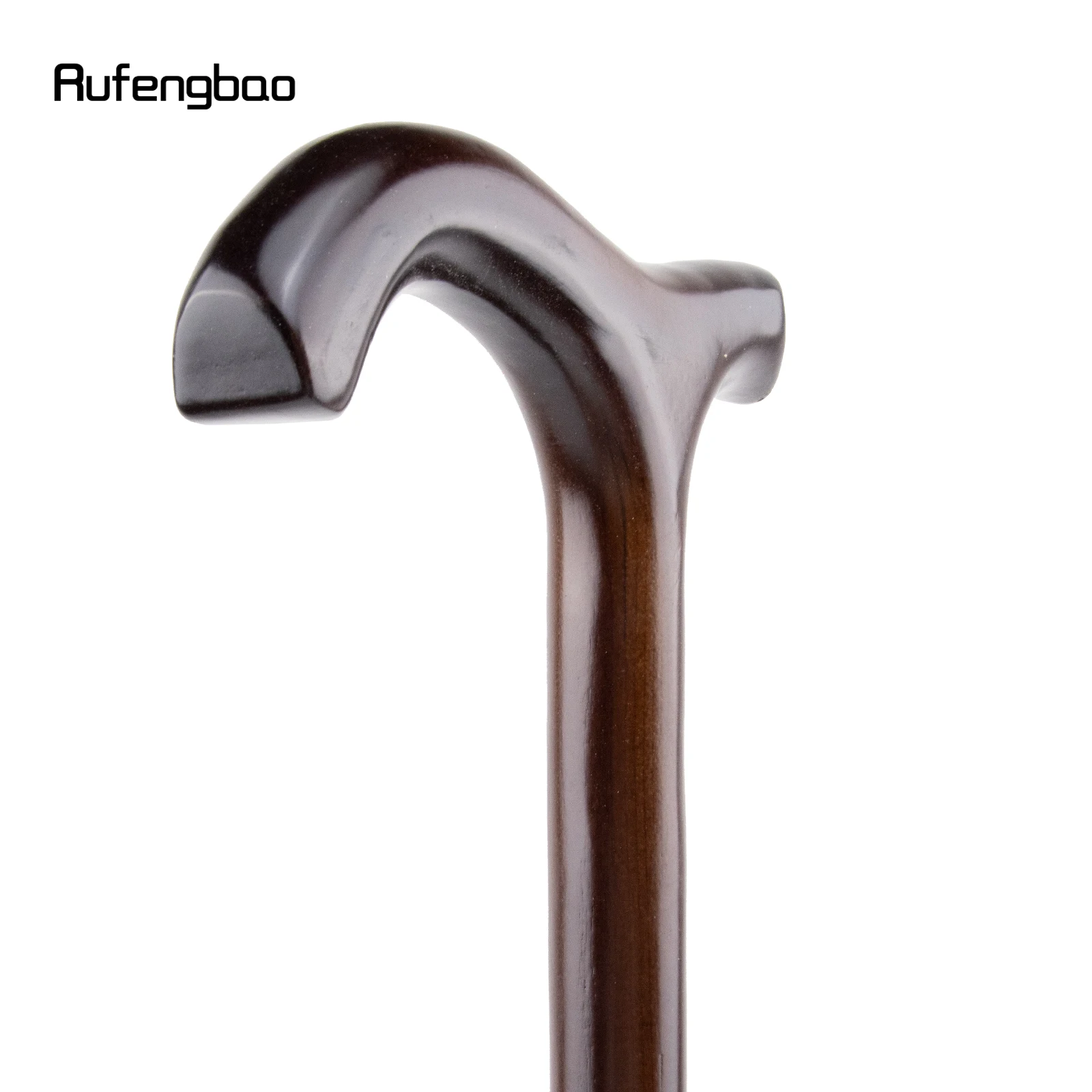 ไม้สีน้ำตาลข้อเดียวไม้เท้าตกแต่ง cospaly cospaly ไม้เท้าฮาโลวีน crosier 92cm