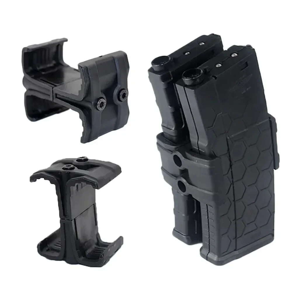 Universal Clip Gewehr Dual Parallel Magazin für AK AR15 M4 Mag595 Airsoft Link Runde Patrone Speed Loader Gun Zubehör