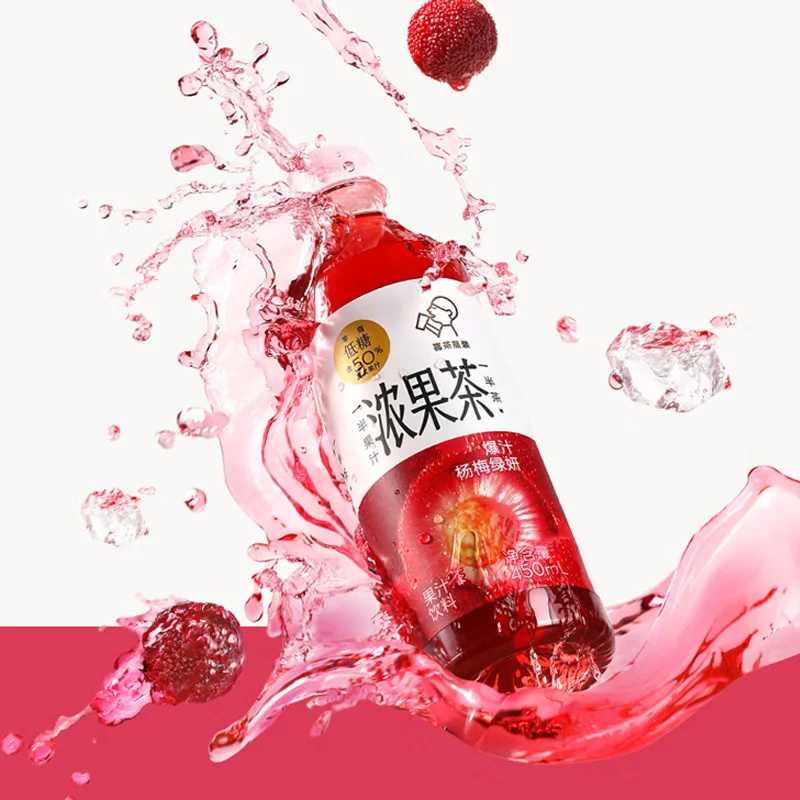 HEYTEA Light Fruit Tea 17.65oz(500ml)*3 bottles