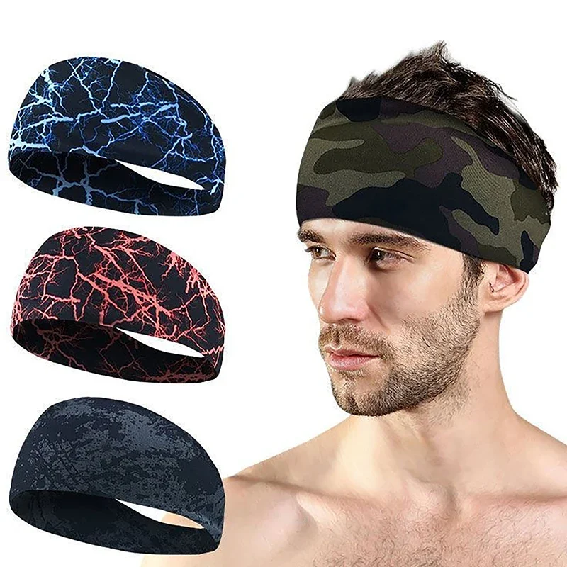1PC unisex fitness anti sudorazione fascia da corsa fascia sportiva che assorbe i capelli yoga