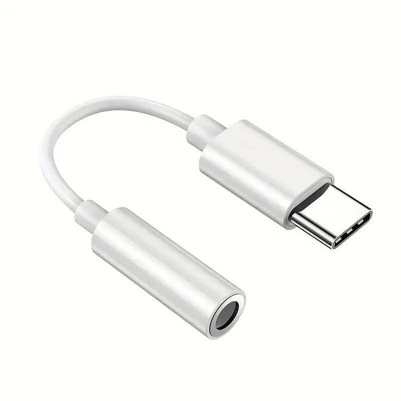 Adaptador auxiliar tipo C a 3,5mm, Cable de Audio con conector 3 5 para Huawei, Xiaomi, Redmi, POCO, Sumsang, LG, adaptador auxiliar de 3,5 MM a 8 pines para iPhone