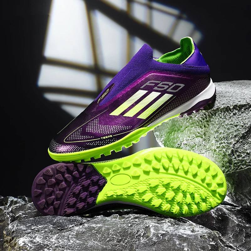 Professional รองเท้าฟุตบอลสําหรับ Men Society Cleats หญ้าการฝึกอบรมรองเท้าผ้าใบในร่มลื่น Ultralight รองเท้าฟุตบอล