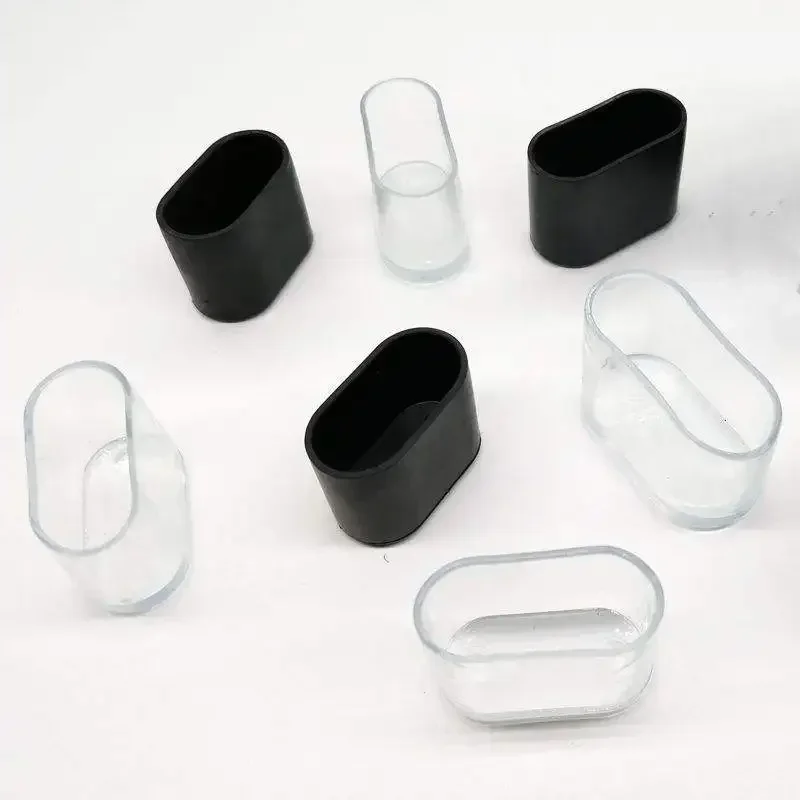 8 ชิ้นรูปไข่ Anti slip ขาโต๊ะหมวกถุงเท้าซิลิโคนเก้าอี้เท้า Pad ไม้ชั้น Protector ท่อปลั๊กเฟอร์นิเจอร์อุปกรณ์เสริม