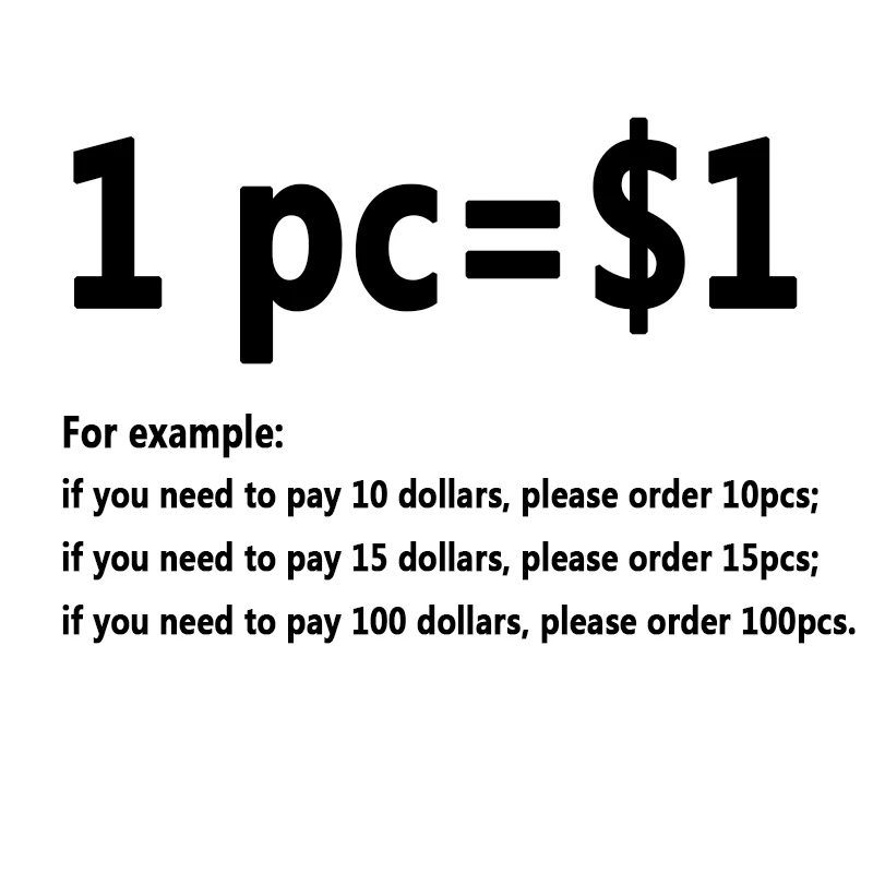 Pay For Extra Fee To Your Special Order Customization Items As Discussed Or Additional Shipping Cost / Charge