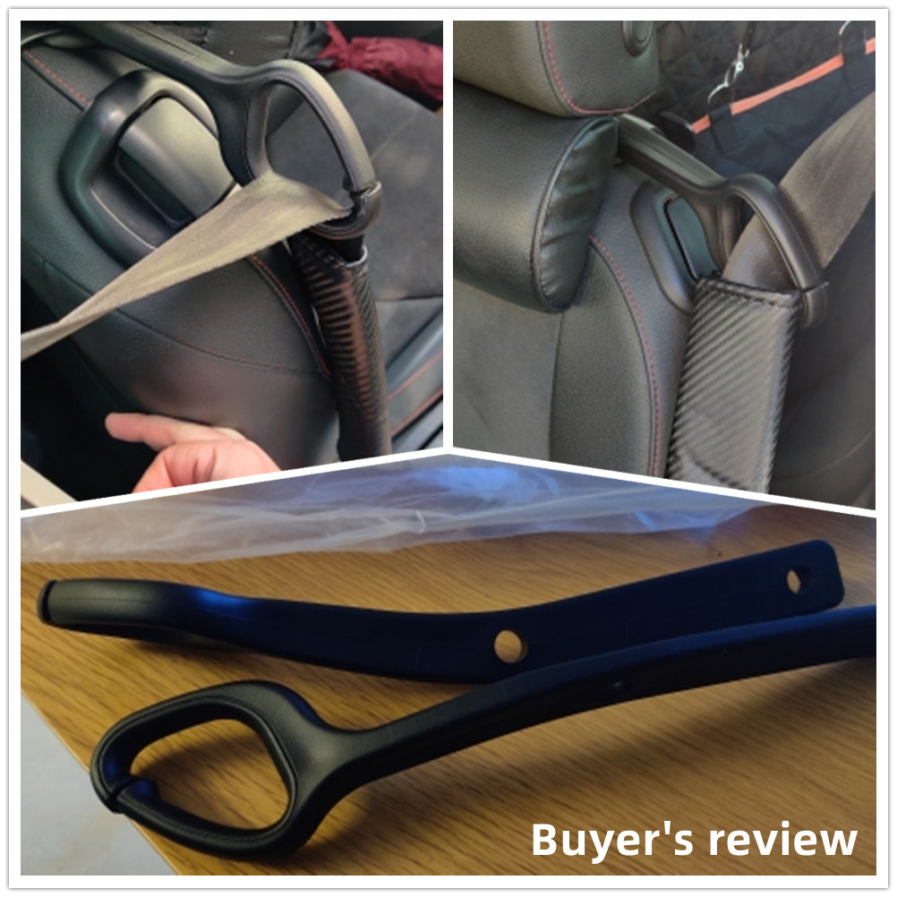 Gancho guía de extensión para cinturón de seguridad delantero, accesorios para coche Ford Mustang EcoBoost GT 2015-2021, 2 uds.