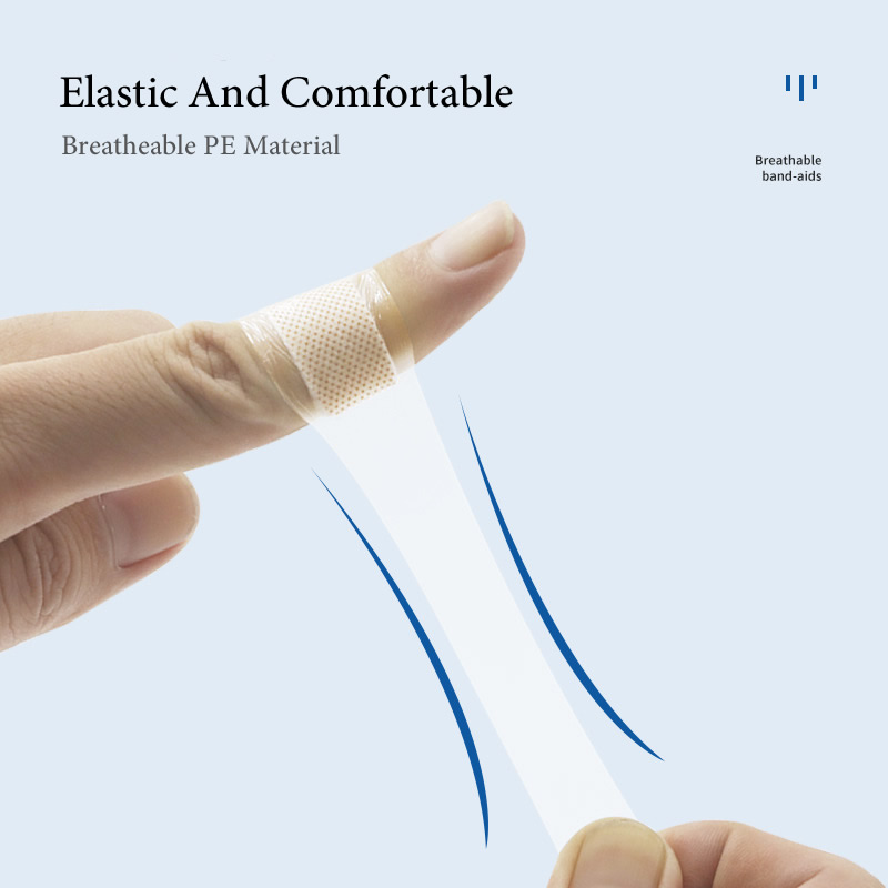 100 ชิ้น/แพ็คชุดปฐมพยาบาลโปร่งใสแผลกาวพลาสเตอร์ทางการแพทย์ Anti-แบคทีเรีย Band ผ้าพันแผลสติกเกอร์ Home Travel