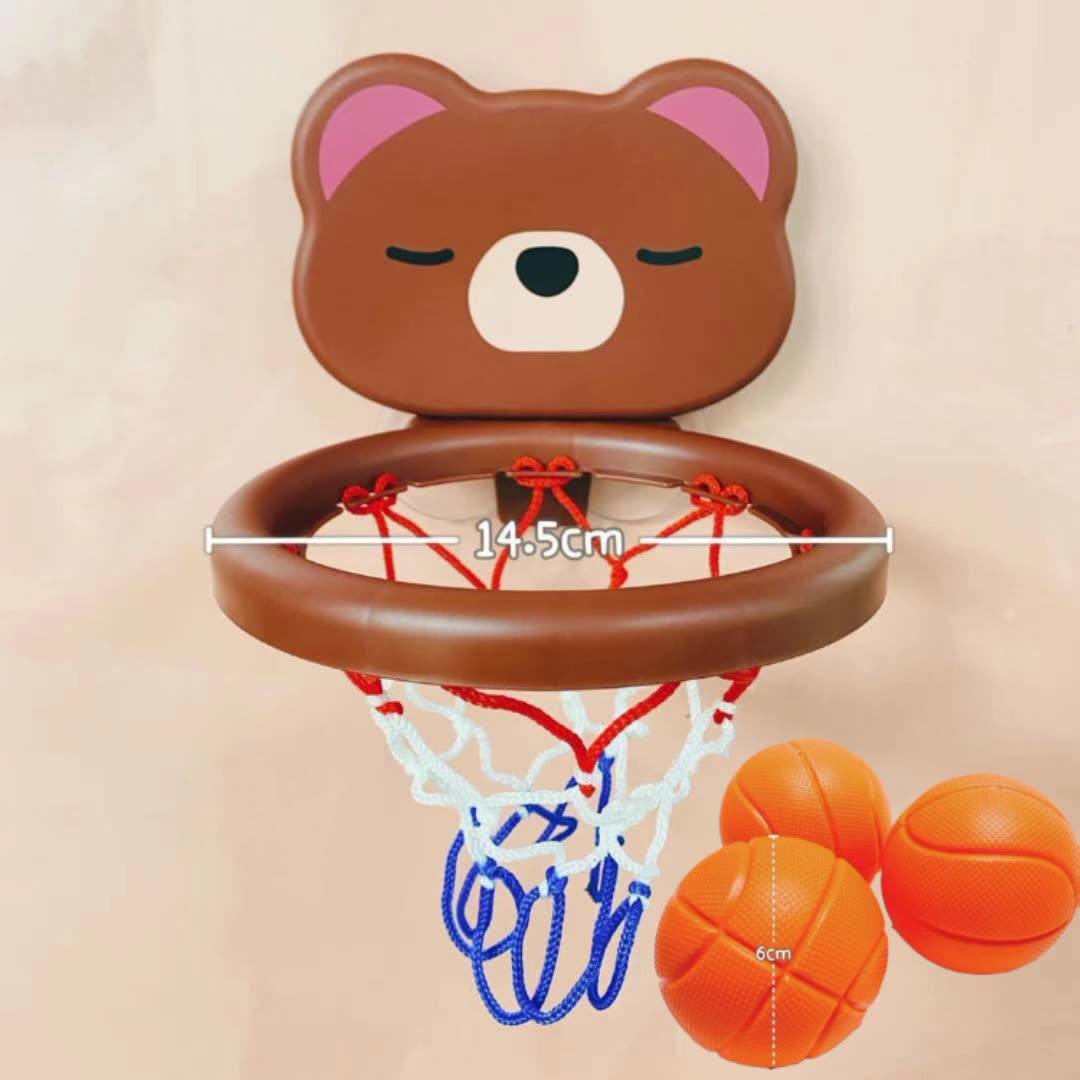 Bebê crianças mini cesta de tiro banheira água jogar conjunto basquete backboard com 3 bolas engraçado chuveiro banho brinquedos divertidos para crianças