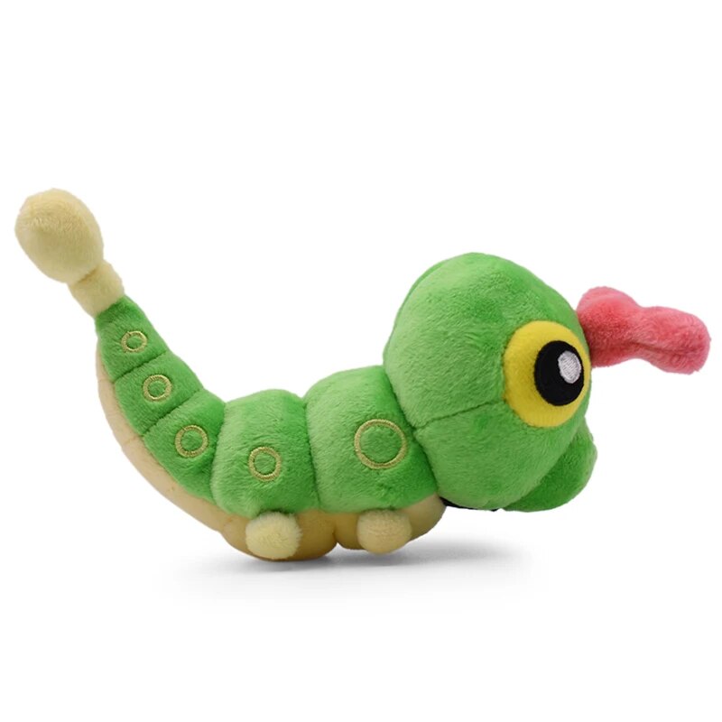 Caterpillar brinquedo de pelúcia para menino e menina, brinquedo animal, toda a coleção estrela, presente de aniversário, 5 polegadas