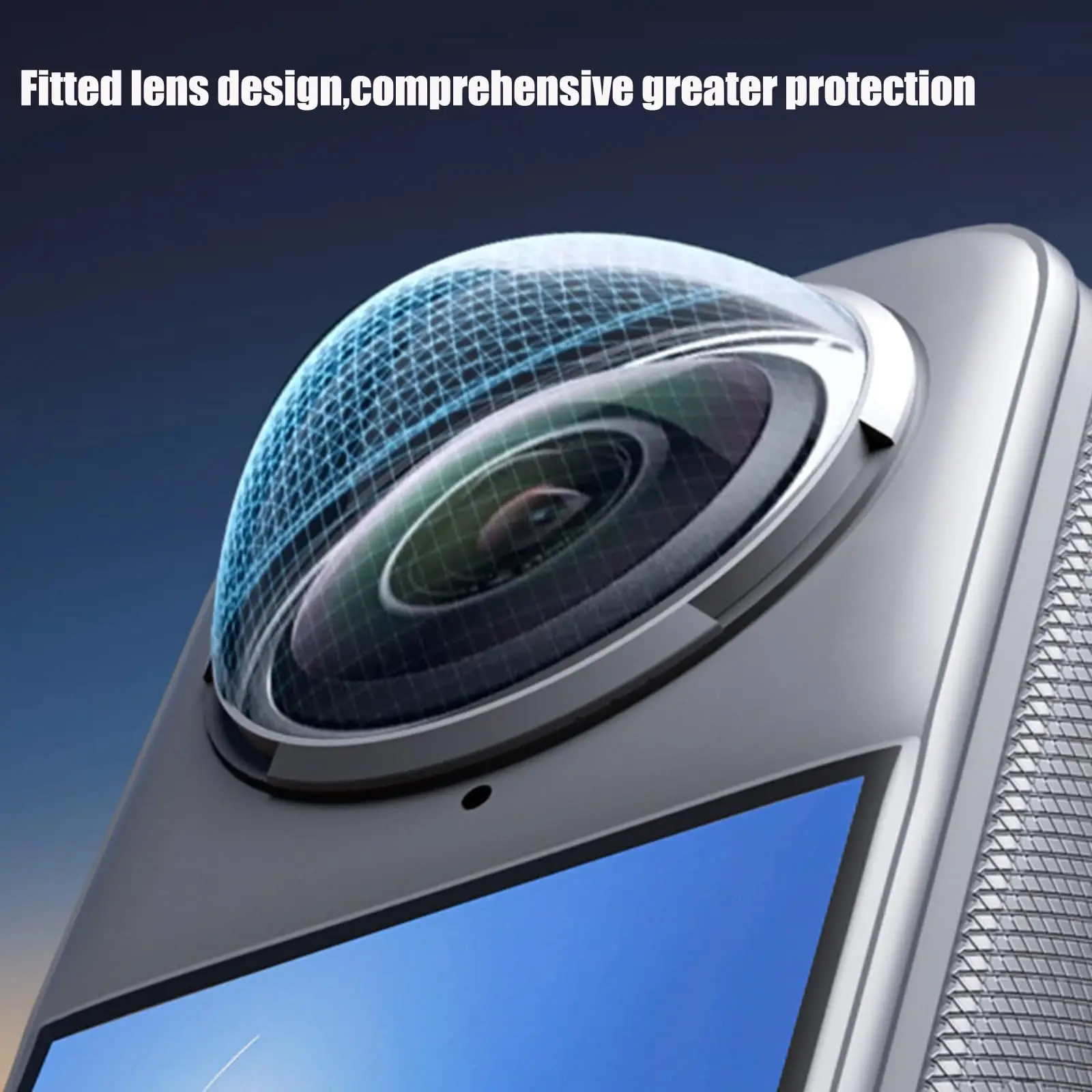 Premium Glass Lens Guards for Insta360 X4 Tempered glass Scratch-resistant Lens Protector Cap Insta 360 X4 Camera Accessories