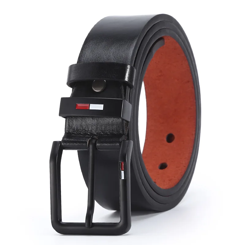 Cinturón con hebilla para hombre, cinturón versátil de moda de estilo coreano, cinturón vaquero para hombres jóvenes