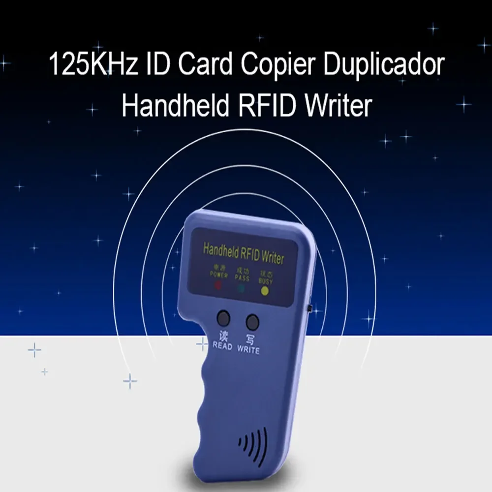 Programador RFID de 125KHz, duplicador, copiadora, escritor, lector, escritor, clonador de tarjetas de identificación y llave