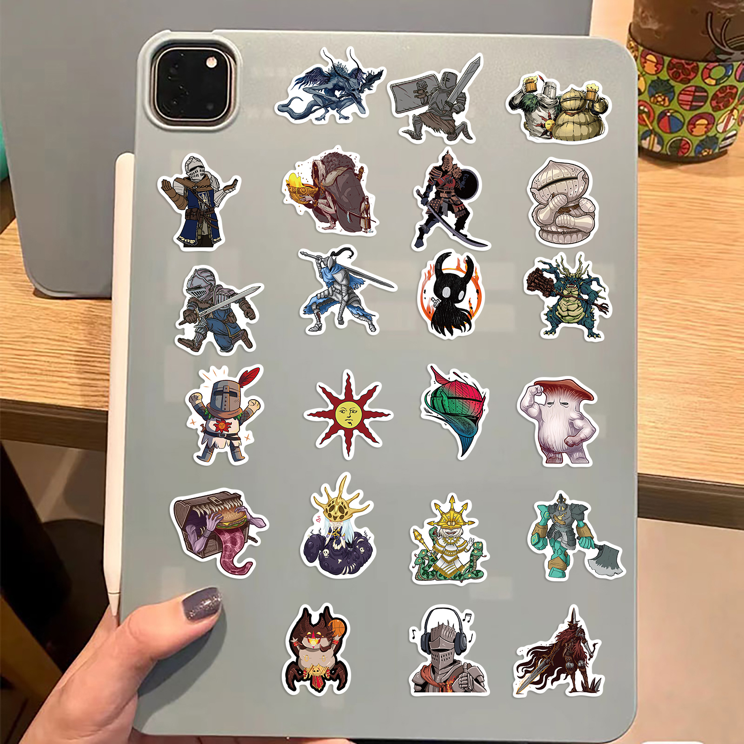 50 個ダークソウルスクラップブックステッカー DIY 日記ノートパソコンの荷物スケートボード落書きデカール楽しいスタイリッシュなクラシックおもちゃ