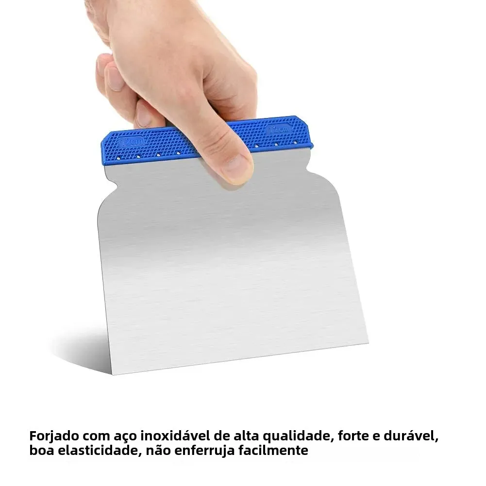 4 pçs/lote raspador putty faca lâmina ferramentas de pintura mão reboco lâmina de limpeza pá para papel de parede/decalques/acabamento de drywall