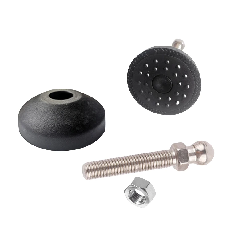 4pcs Universal Adjustable Furniture Levelling Feet M8/M10/M12 Screw Leg Stopper Swivel Base Articulating Lathe Legs Glide Pad