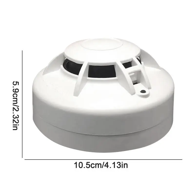 Fire Alert Instant Warning Fire Detectors For Home With Battery Low Warning Loud Sound Temperature Alarm Battery Life Alert