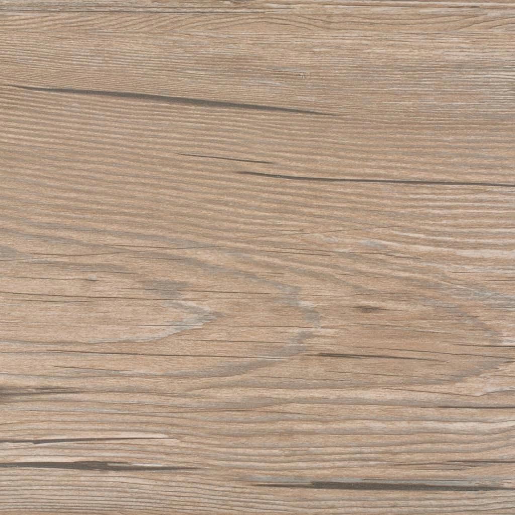 Non Self-Adhesive PVC Flooring Planks 5.26m² 2mm Oak Brown - Durable, Waterproof & Easy Install