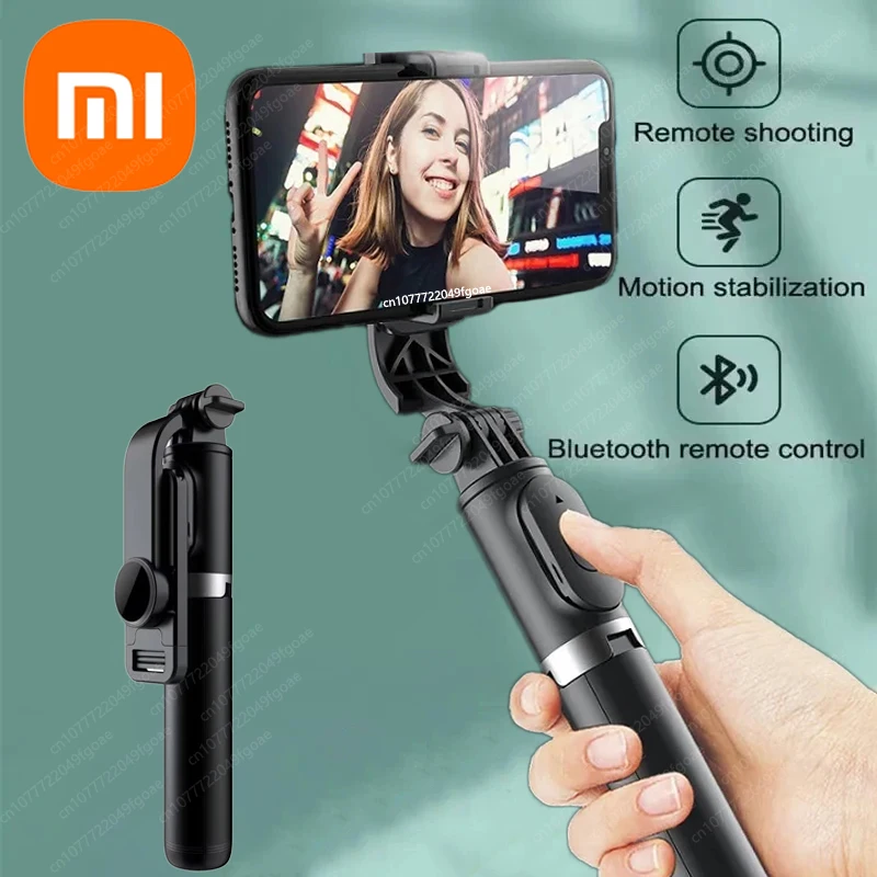 Xiaomi-palo de Selfie de 1045mm con luz de relleno LED inalámbrica Bluetooth, trípode extendido con obturador remoto para teléfono móvil Android ios