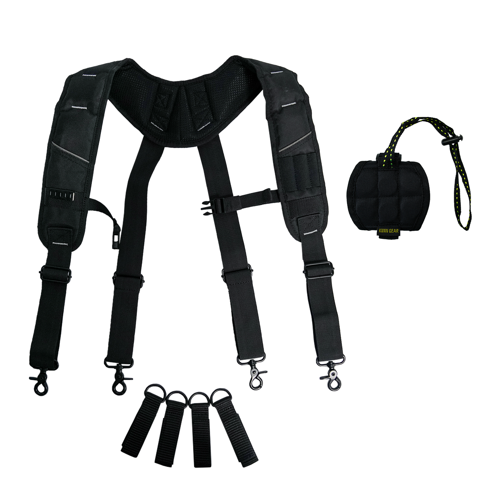 Kunn สายรัดข้อมือแม่เหล็กสำหรับผู้ชาย, สายรัดข้อมือสำหรับงานหนักสำหรับช่างไฟช่างก่อสร้าง