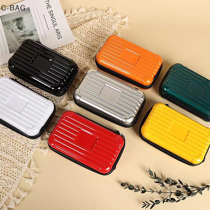 Mini Koffer Form Tasche Mode Gepäck Tasche Handtasche Schulter Tasche Wasserdichte Tasche Hard Shell Box Koffer Geldbörse Clutch Tasche