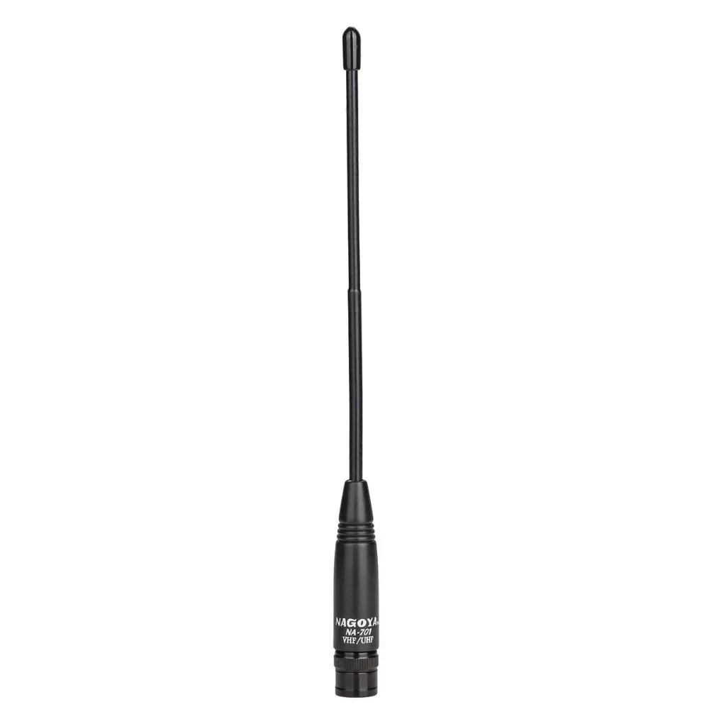 Nagoya NA-701 BNC banda Dual 144/430Mhz antena suave Flexible HT/Scanner para ICOM TYT Wouxun Walkie Talkie Radio Ham CB Radio